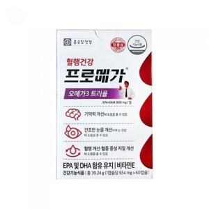 종근당프로메가오메가3트리플654mg60캡슐3박스HIS