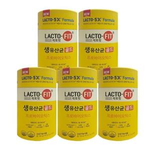 종근당건강 락토핏 생유산균 골드 5X 2g x 50포  5통 HIS