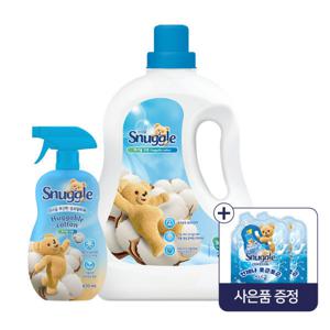 스너글  섬유유연제 2L + 탈취제 470ml (향 선택) + 증정 2개(향 랜덤)