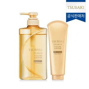 츠바키 볼륨 앤 리페어 샴푸 + 트리트먼트 + 샴푸 리필 660ml