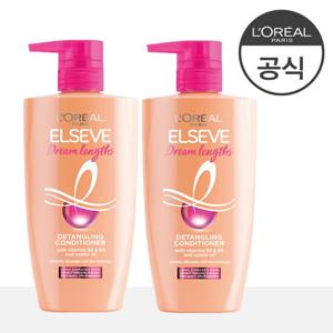 [로레알] [2개] 드림랭스 컨디셔닝 헤어팩 410ml