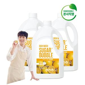 슈가버블 구연산 주방세제 레몬 2.5L x 3개