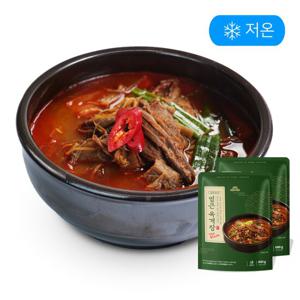 집밥장인 참이맛 얼큰 육개장 더 블랙 600g [냉동] X 2팩