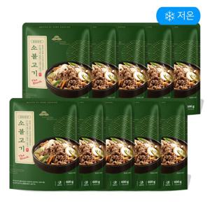 집밥장인 참이맛 소불고기 더 블랙 600g [냉동] X 10팩