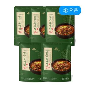 집밥장인 참이맛 얼큰 육개장 더 블랙 600g [냉동] X 5팩