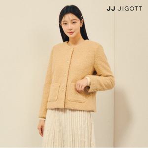 (JJ지고트) 부클레 아웃 포켓 라운드넥 재킷 GPBP0JK121