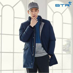 비티알 GS_스크린 BTR 남성 골프웨어 헤비 다운 중기장 점퍼 바