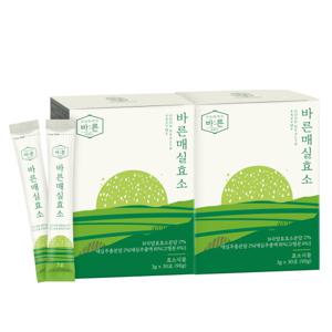 바른 매실효소 식물 유래 매실 3g x 30포 x 2box