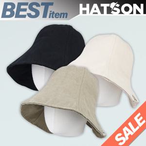 [햇츠온]HatsON 브랜드 여성 벙거지 버킷햇 챙 면 모자 AD-149