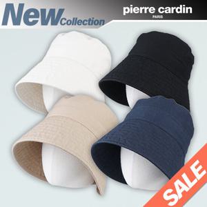 [햇츠온]Pierre Cardin 브랜드 여성 봄 가을 사계절 벙거지 버킷햇 넓은 챙 면 모자 C3-3307 AA-45