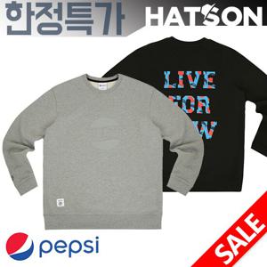 [햇츠온]PEPSI 브랜드 정품 남여 기모 맨투맨 티셔츠 J5PE306 AD