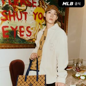 [MLB] 베이직 미디움로고 코듀로이 오버핏 셔츠 B (L.Beige)