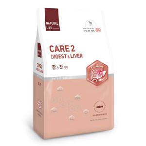 네츄럴랩 케어2 강아지사료 장&간 2kg (유통기한 2025-02-10)