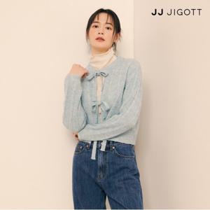 (JJ지고트) 울 리본 스트랩 크롭 가디건 GPAP1CD101