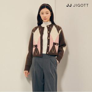 (JJ지고트) 울 아가일 라운드넥 가디건 GPCP1CD921