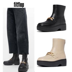 핏플랍 FITFLOP FFSO4F621CL 24FW F-루마 웨지 청키 여성 앵클부츠 2종택1