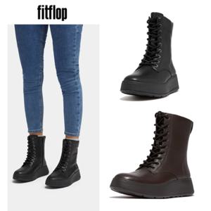 핏플랍 FITFLOP FFSO4F608CL 24FW F-모드 레이스업 여성부츠 2종택1