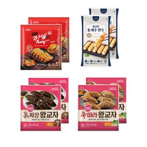 [GS단독] 통새우만두200g+진짜장+신마라+짬뽕만두 330g 각2봉