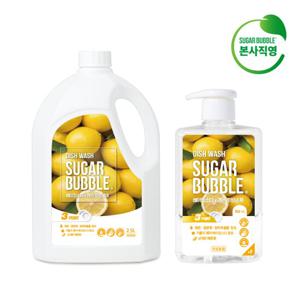 슈가버블 베이킹소다 레몬 주방세제 750ml+2.5L