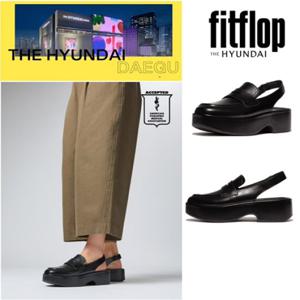 핏플랍 FITFLOP (FFSO4F071) 24F W F-루마 레더 데미-웨지 여성 슬링백 로퍼