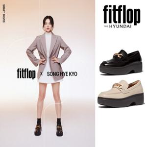 핏플랍 FITFLOP (FFSO4F072) 24FW F-루마 레더 데미 웨지 여성로퍼 2종 택1