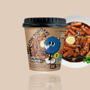 멜로우 컵 떡볶이 짜장맛 115gX4개 (루리짜장떡볶이)