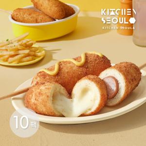 [키친서울] 치즈 크리스피 핫도그 80g x 10 (800g)