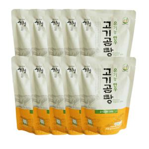 산청 유기농한우 고기곰탕 500g x 10팩 한우곰탕