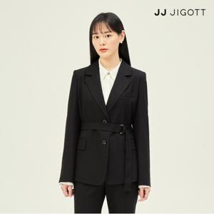 (JJ지고트) 린넨 벨티드 싱글 투버튼 재킷 GP9M0JK901