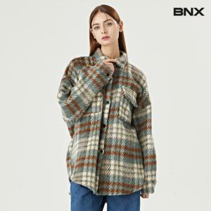 BNX 헤어리 투포켓 체크셔츠 (BW4BL016L0)