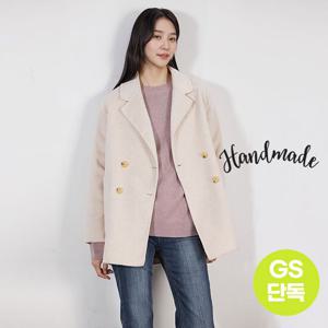 [GS ONLY][샐리][울100%]더블하프핸드메이드코트_I4D-MCT004