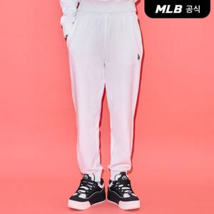 [MLB] 여성베이직애슬레저 미디움로고 하이웨스트 조거팬츠 (Wt)