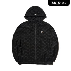 [MLB] 클래식 모노그램 톤톤 자가드 바람막이 NY (Black)