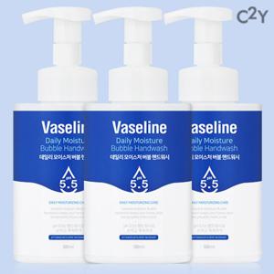 C2Y 바세린 데일리 모이스처 약산성 버블 핸드워시 500ml 3개