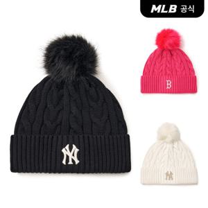 [MLB] 베이직 폼폼 미드비니 (3 COLOR)