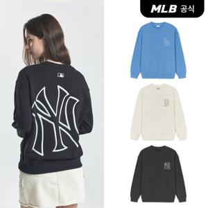 [MLB] 베이직 메가로고 오버핏 맨투맨 (4COLOR)