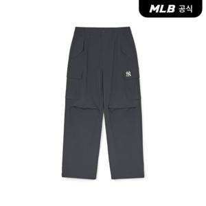 [MLB] 남성 베이직 스트레치 기모 카고 와이드 팬츠 NY (C.Grey)