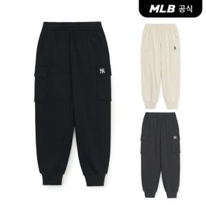 [MLB] 베이직 스몰로고 카고 기모 조거팬츠 (3 COLOR)