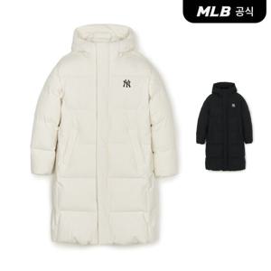 [MLB] 베이직 빅레터링 후드 롱패딩 (2 COLOR)