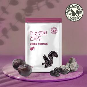 [산과들에] 말랑쫄깃 푸룬 건자두1kg x 2봉 (총 2kg)