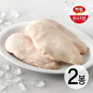 [하림] 자연실록 동물복지 IFF 닭가슴살 800g 2봉