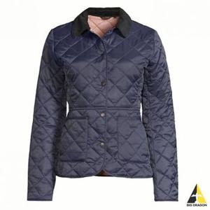 BARBOUR 바버 Deveron Quilted Jacket - NavyPale Pink (LQU1012 NY71) (데브론 퀼트 자켓)