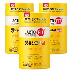 락토핏 생유산균 골드 5X 2g 50포 x 3통 150포