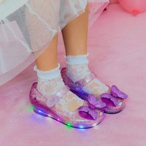 플라이젤리(LED) (3칼라) Size : 140-200 아동젤리슈즈