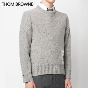 [THOM BROWNE] 톰브라운 스웨터 / 사선 그레이 울 니트/ MKA448A Y1032 055 국내배송 당일출고