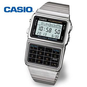 [정품] CASIO 카시오 DBC-611-1D 데이터뱅크 계산기 메탈시계