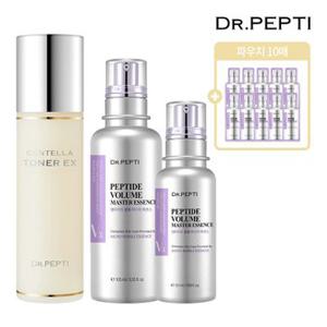 닥터펩티 볼륨마스터에센스 105ml+50ml+센텔라토너 180ml+파우치10매