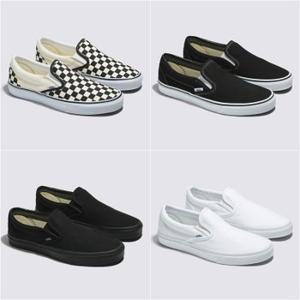 VANS 반스 슬립온 4종 택1 (체크,블랙,올블랙,화이트)