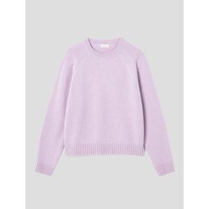 [정상가189,000원] Cashmere Blend Round Pullover  Baby Pink (WE2Y51C66X)