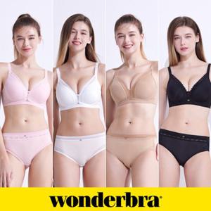 [Wonderbra] 원더브라 와이어프리 브라팬티 8종세트 WB166_00